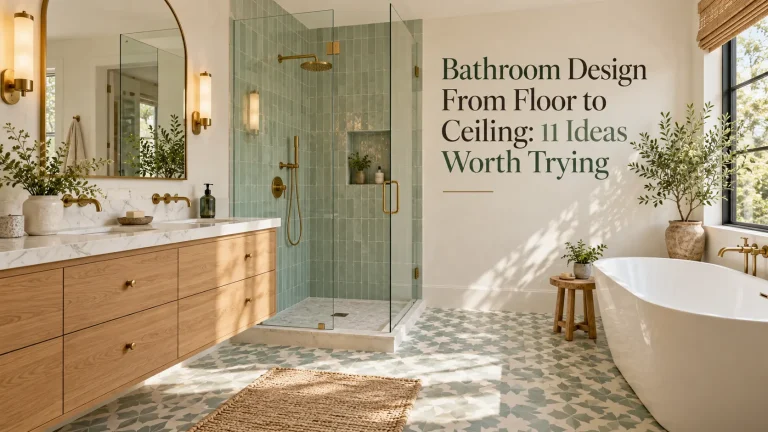 Bathroom Design From Floor to Ceiling: 11 Ideas Worth Trying