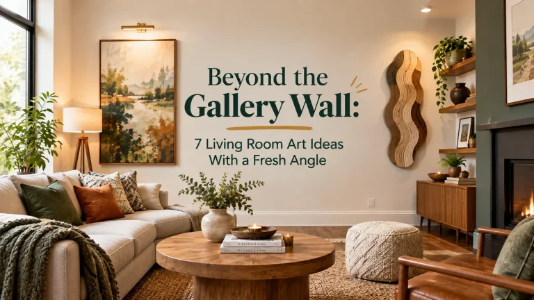 Beyond the Gallery Wall: 7 Living Room Art Ideas With a Fresh Angle