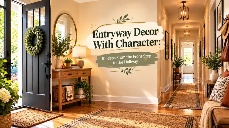 Entryway Decor With Character: 10 Ideas From the Front Step to the Hallway