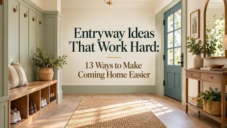 Entryway Ideas That Work Hard: 13 Ways to Make Coming Home Easier