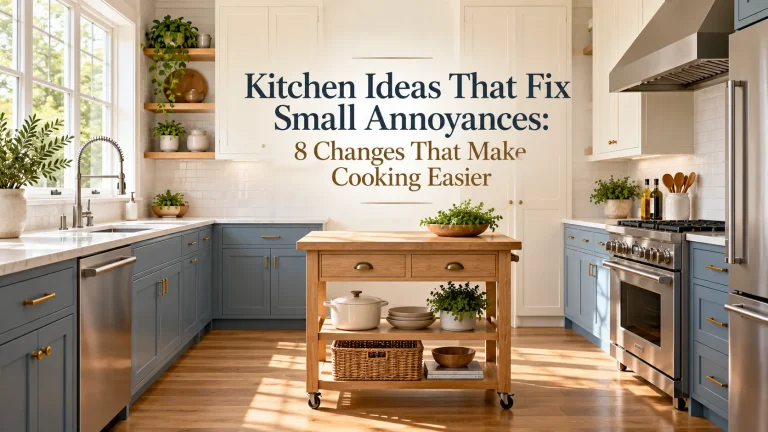 Kitchen Ideas That Fix Small Annoyances: 8 Changes That Make Cooking Easier