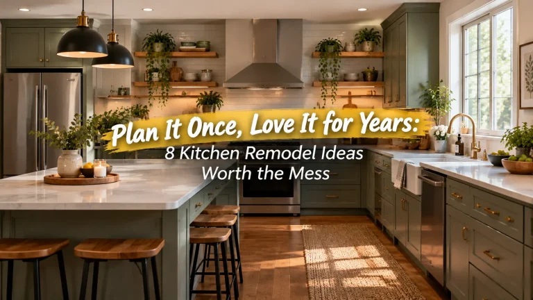 Plan It Once, Love It for Years: 8 Kitchen Remodel Ideas Worth the Mess