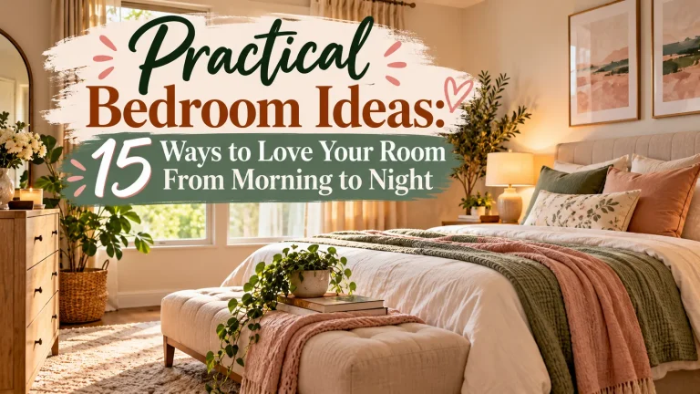 Practical Bedroom Ideas: 15 Ways to Love Your Room From Morning to Night